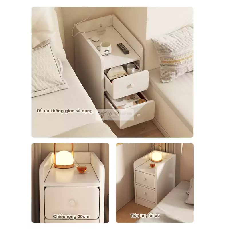 ưu điểm của Kệ đầu giường thiết kế nhỏ gọn, tối ưu không gian BR62
